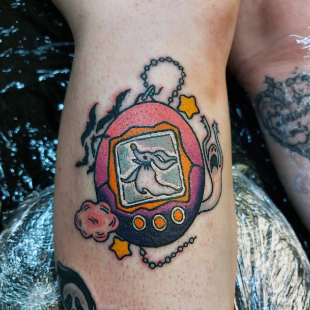 Female Cool Tamagotchi Tattoo Ideas