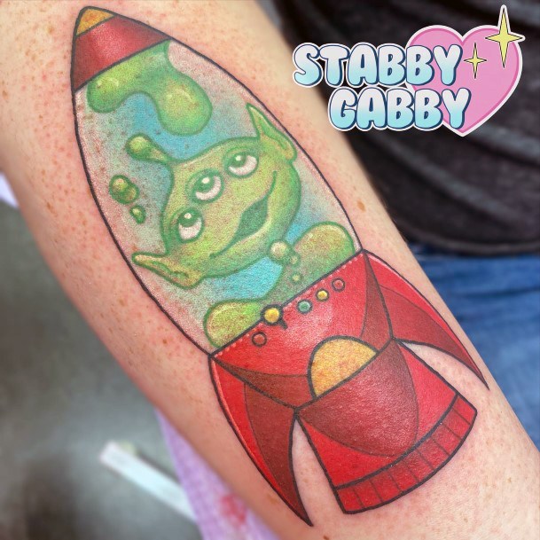 Female Cool Toy Story Tattoo Design