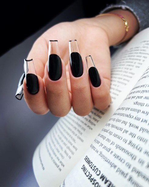 Female Cool Translucent Nail Ideas