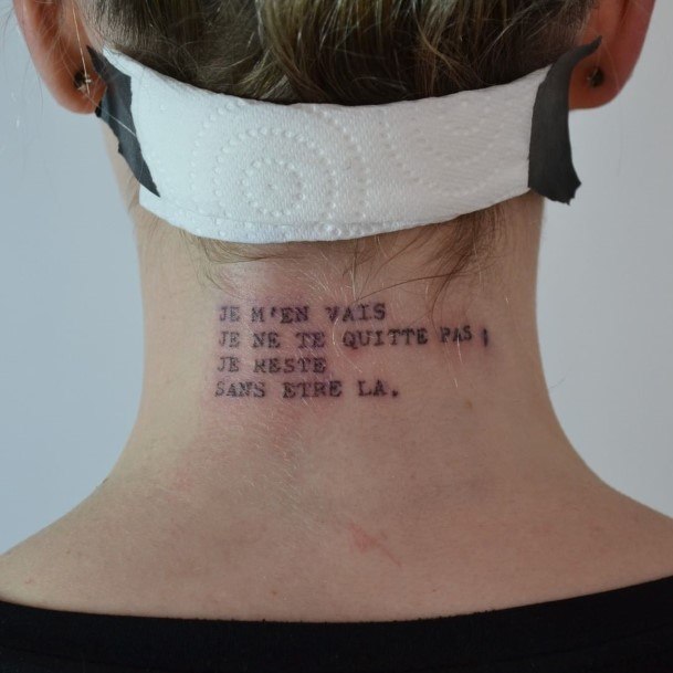 Female Cool Typewriter Tattoo Ideas