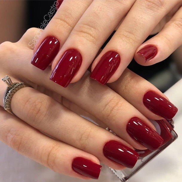 Female Cool Valentines Day Nail Design