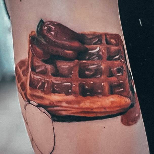 Female Cool Waffle Tattoo Design