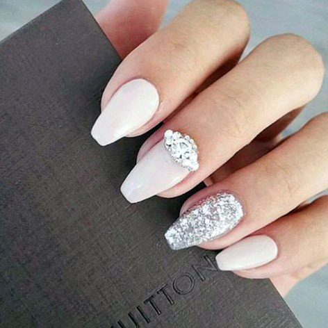 Female Cool Wedding Nail Design