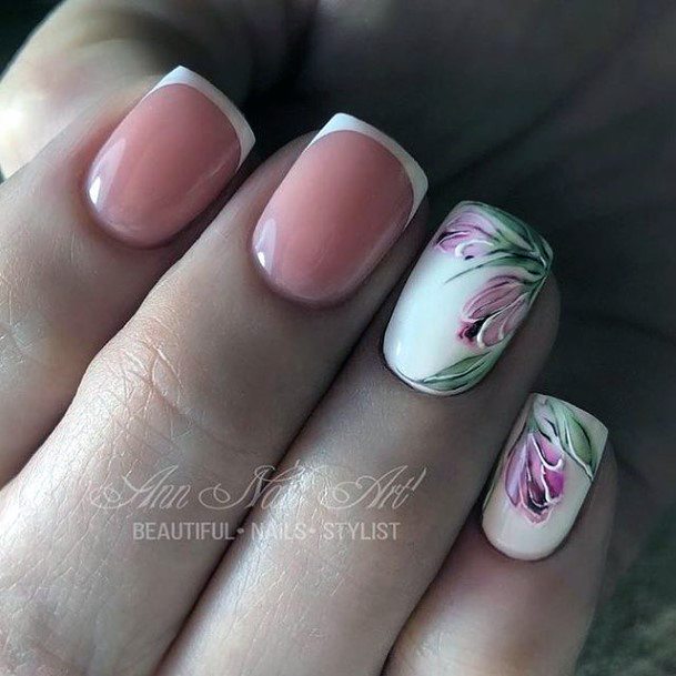 Female Cool White Dress Nail Ideas