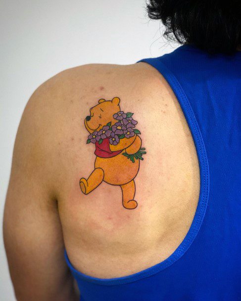 Female Cool Winnie The Pooh Tattoo Ideas