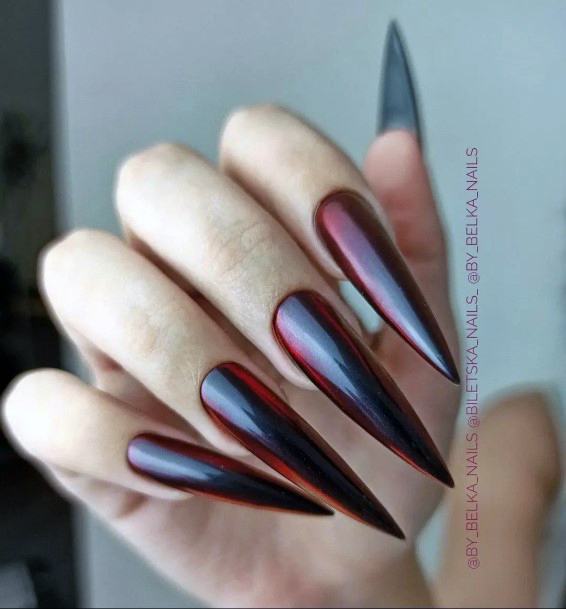 Female Cool Witch Nail Design