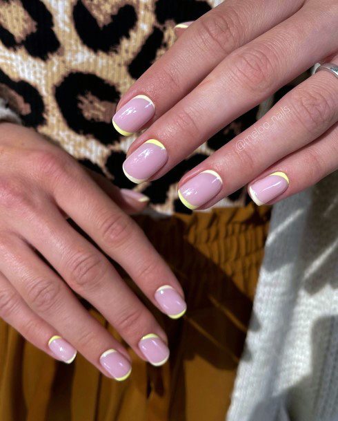 Female Cool Yellow Summer Nail Ideas