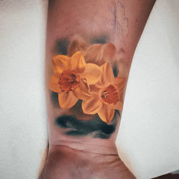 Top 100 Best Daffodil Tattoos For Women - Narcissus Flower Design Ideas