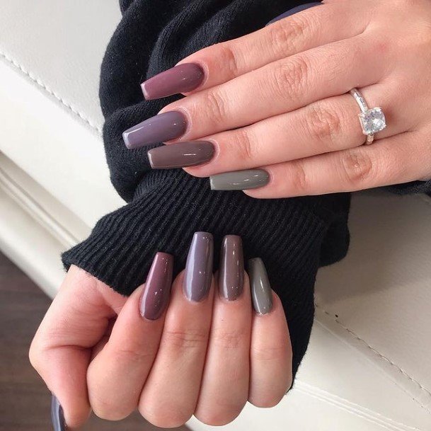 Female Dark Nails