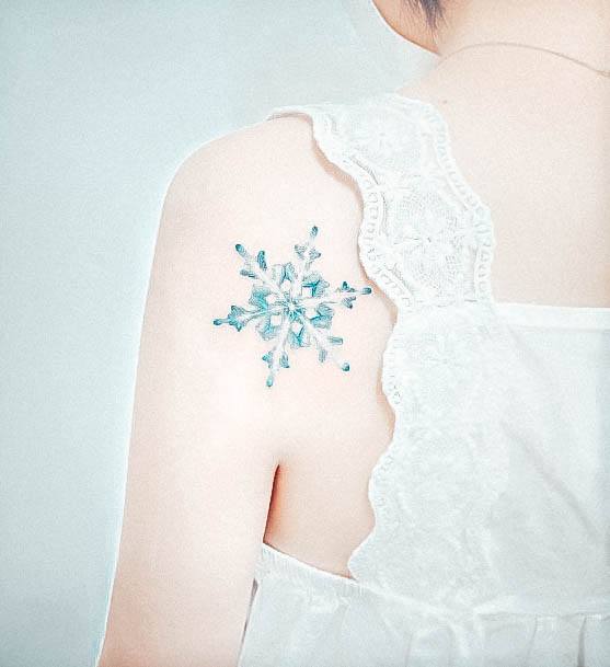 Female Designs For Tattoos Snowflake