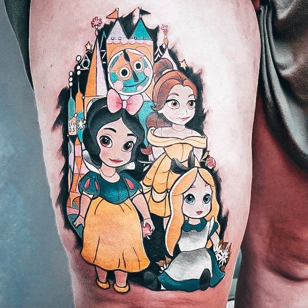 Female Disney Princess Tattoos