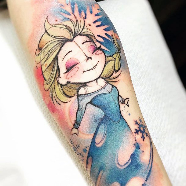 Female Elsa Tattoos