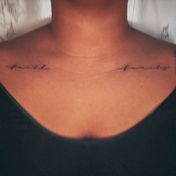 Female Faith Tattoos