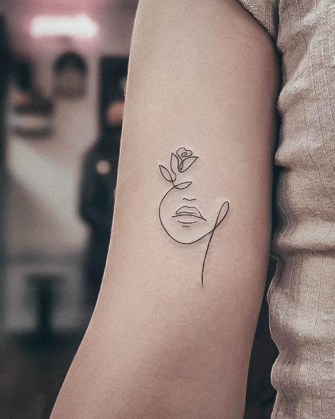 Female Fine Line Tattoos