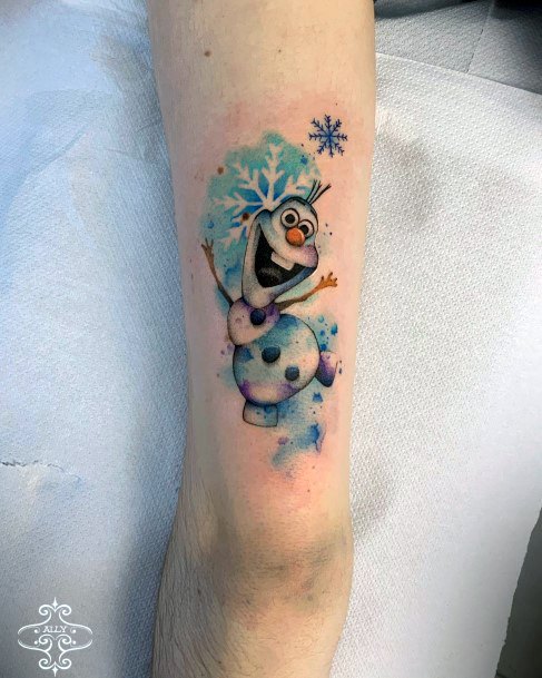 Female Frozen Tattoos