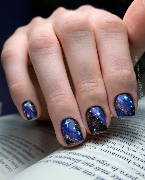 Female Galaxy Nails