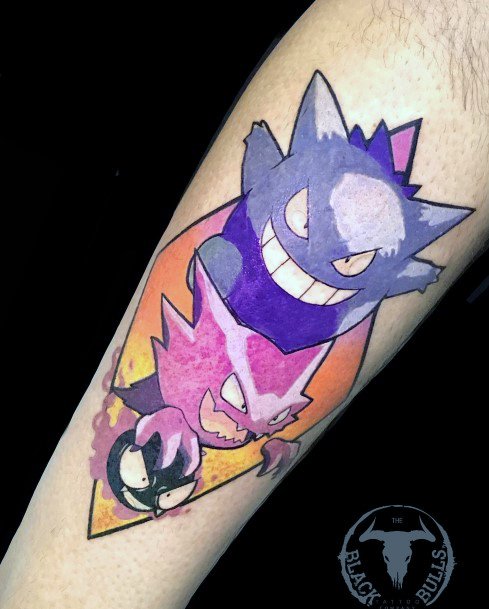 Female Gengar Tattoo On Woman