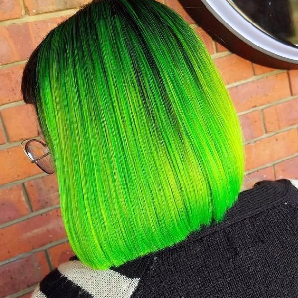 Female Green Hairstyless