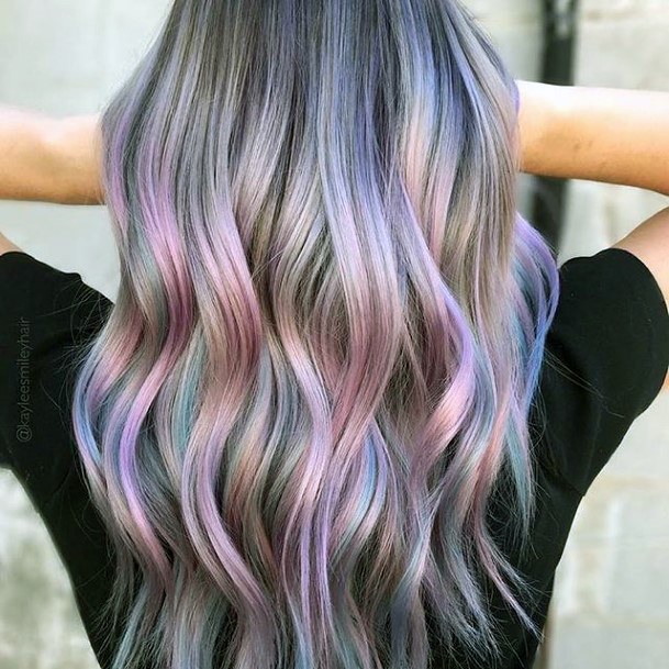 Female Grey Ombre Hairstyless