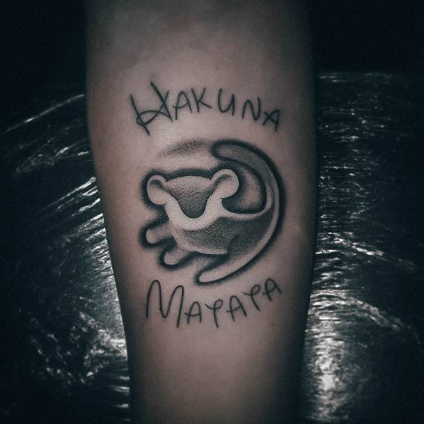 Female Hakuna Matata Tattoos