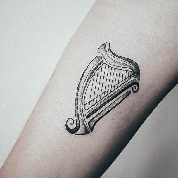 Female Harp Tattoos