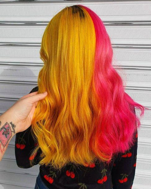 Female Hot Pink Hairstyless