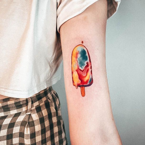 Female Ice Cream Tattoos