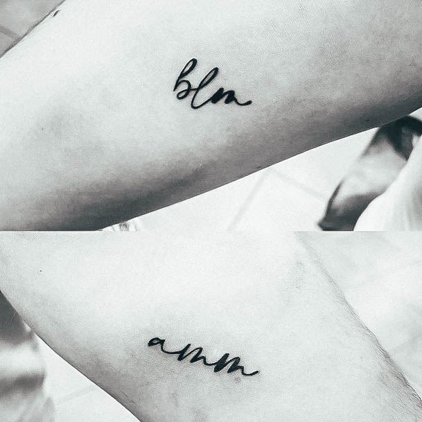 Female Initials Tattoos