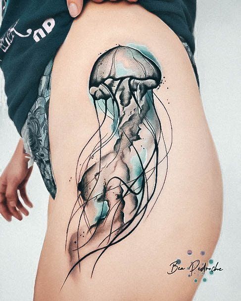 Female Jellyfish Tattoos