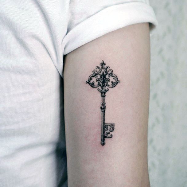 Female Key Tattoos