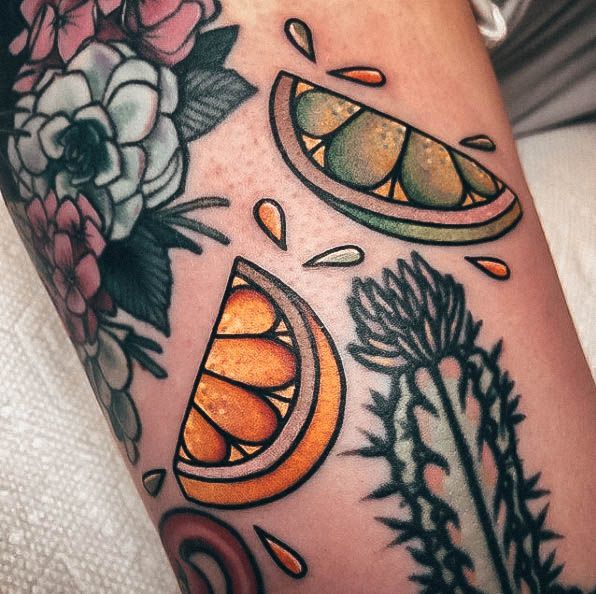 Female Lemon Designs For Tattoos