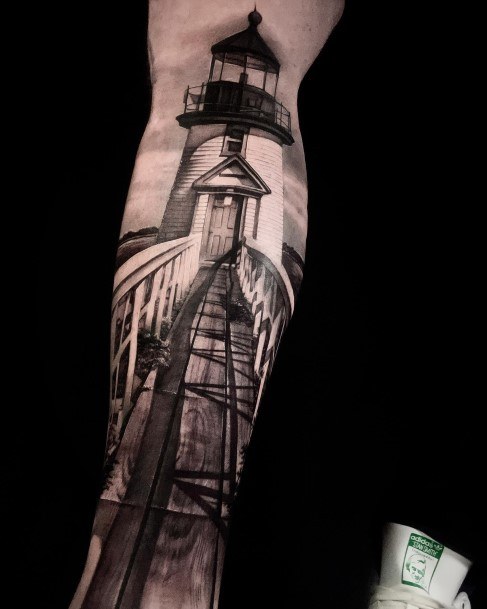 Female Lighthouse Tattoos