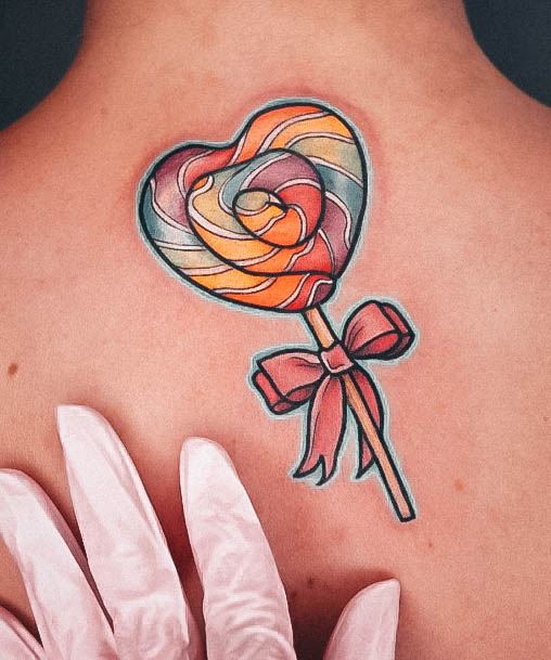 Female Lollipop Tattoos