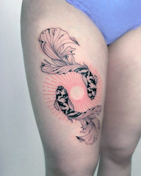 Female Marble Tattoos