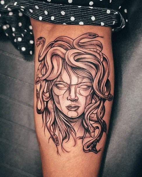 Female Medusa Tattoos