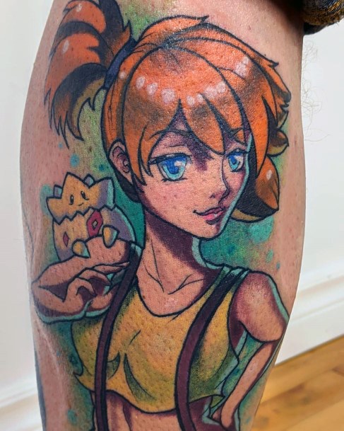 Female Misty Tattoo On Woman