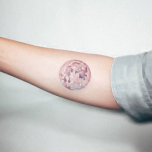 Female Moon Tattoos