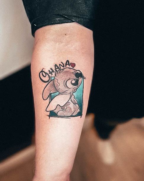 Female Ohana Tattoo On Woman