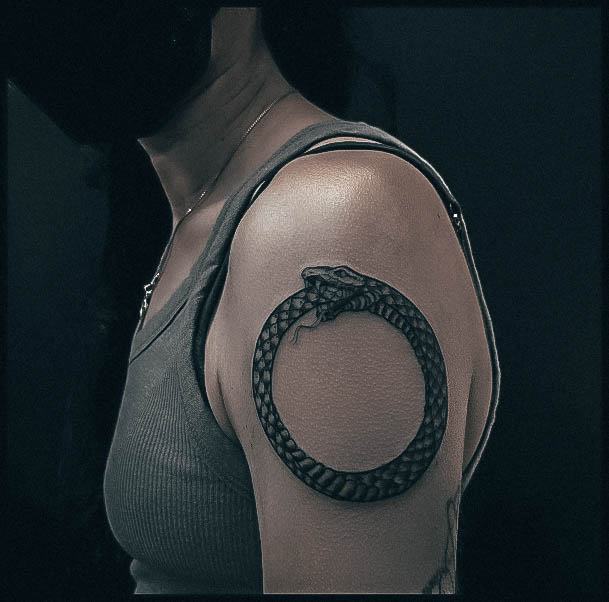 Female Ouroboros Tattoos