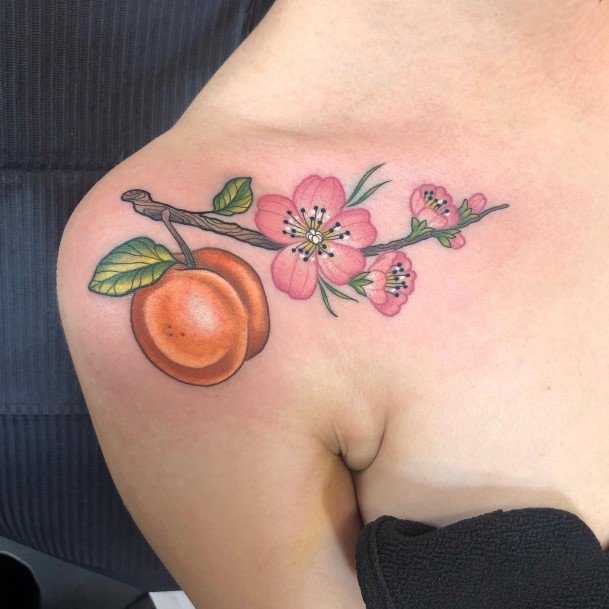 Female Peach Tattoos