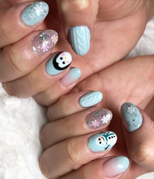 Female Penguin Nails