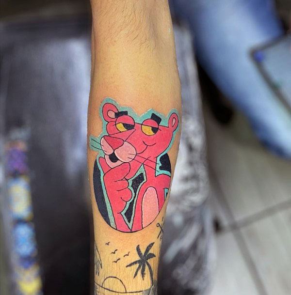 Female Pink Panther Tattoos