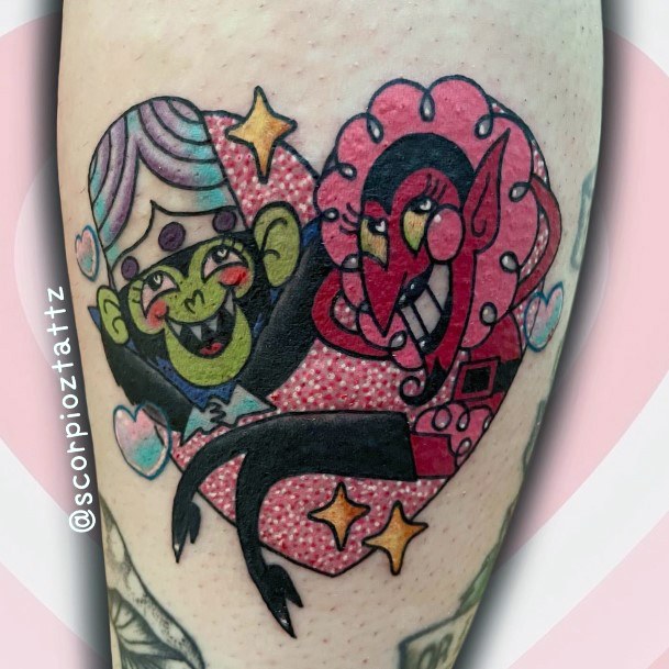 Female Powerpuff Girls Mojo Jojo Tattoos