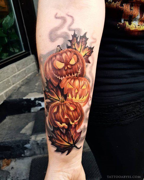 Female Pumpkin Tattoos