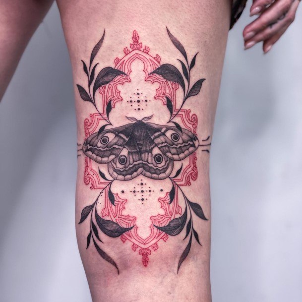 Female Red Ink Tattoos