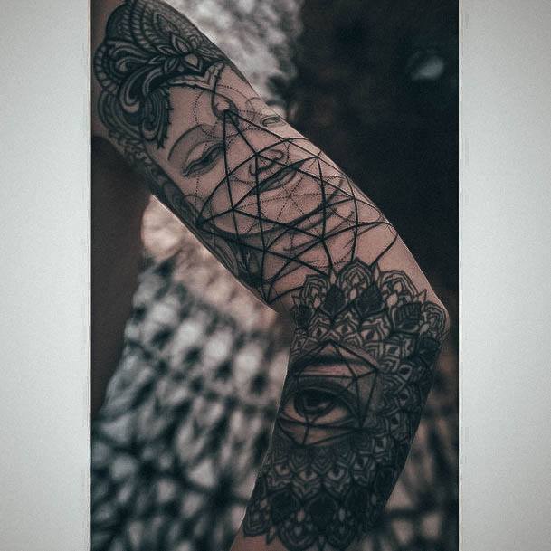 Female Sacred Geometry Designs For Tattoos