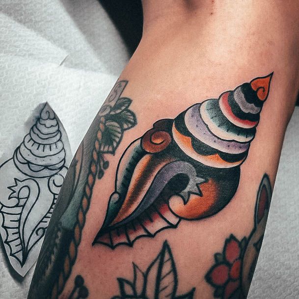 Female Seashell Tattoos