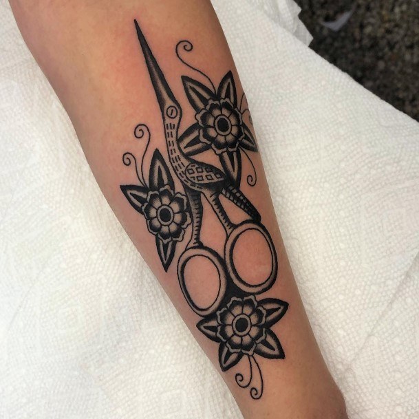 Female Sewing Tattoos