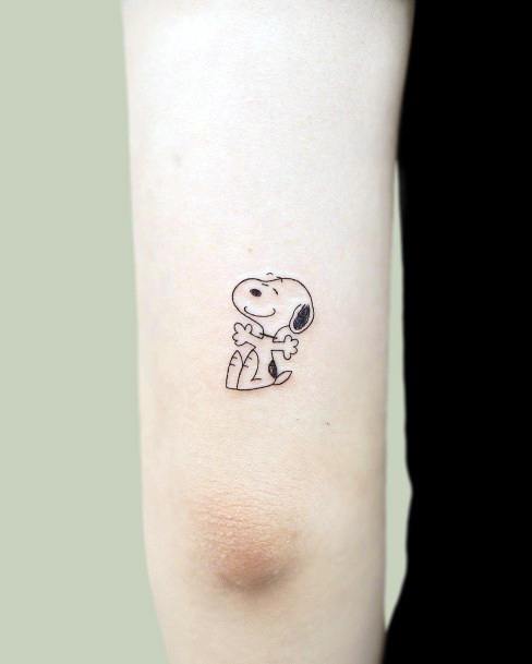 Female Snoopy Tattoos