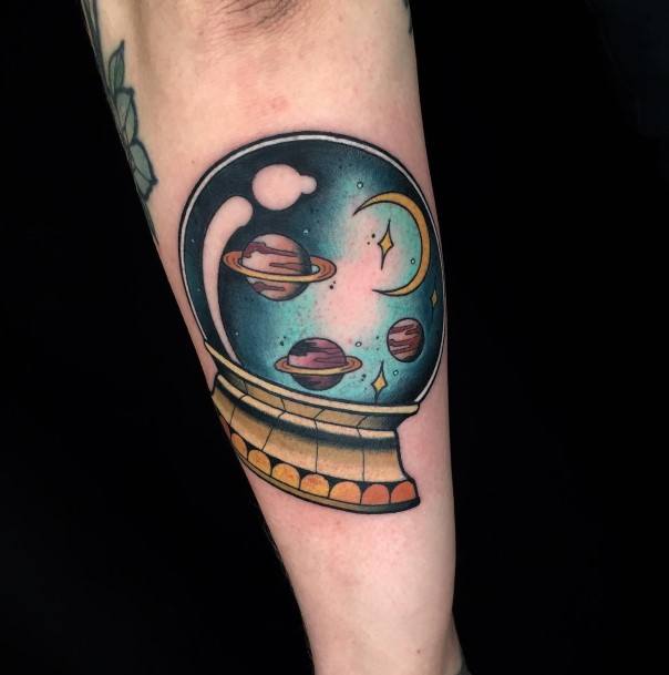 Female Snowglobe Tattoos